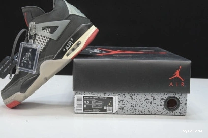 Hyperoad OF  'BRED' X JORDAN AIR 2020 4 RED BLACK 1008